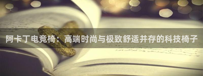 易游电竞：阿卡丁电竞椅：高端时尚与极致舒适并存的科技椅子